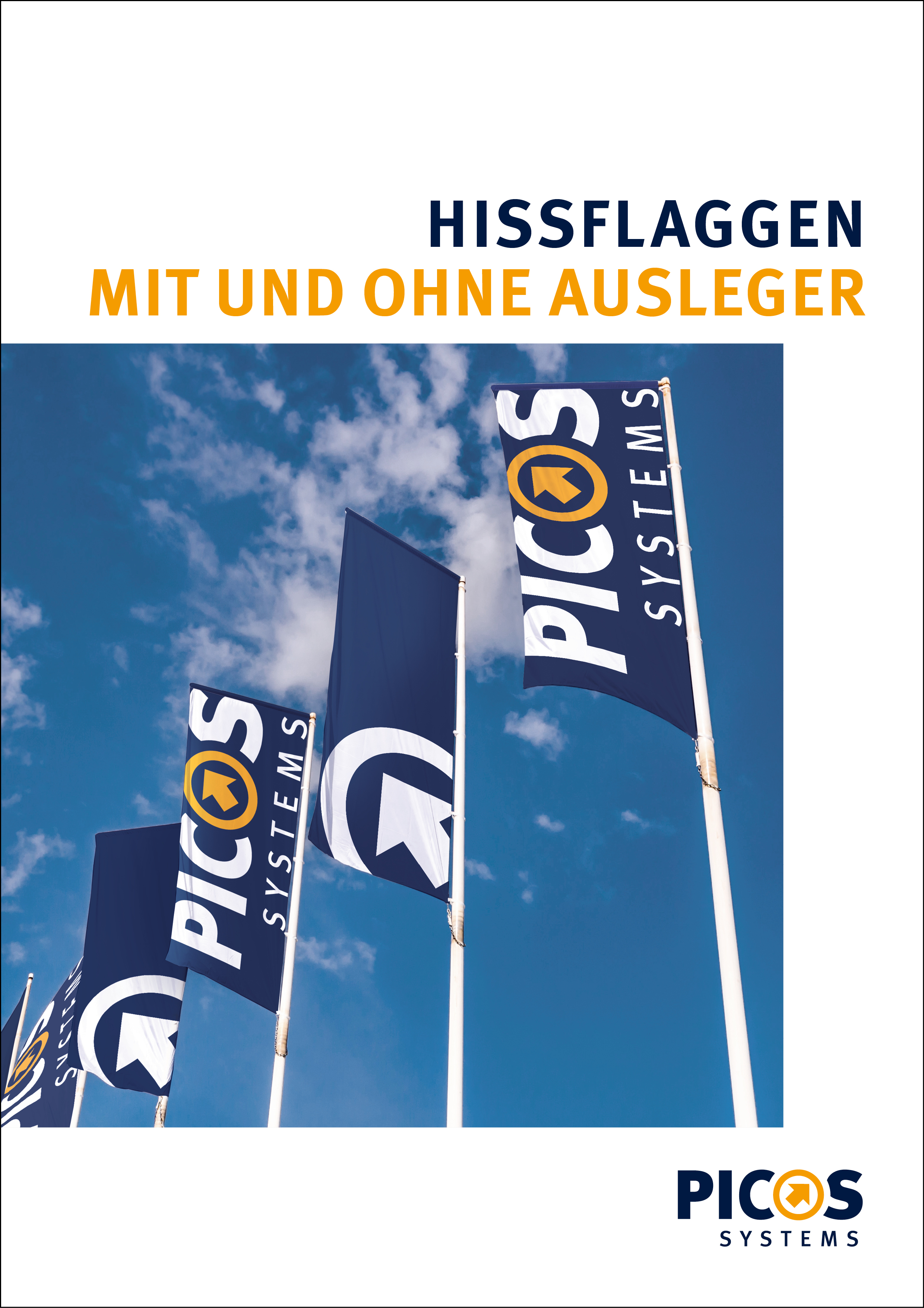 Hissflaggen mit und ohne Ausleger